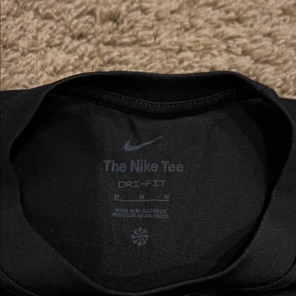 Nike Boys Dri-Fit Black Compression Shirt - Picture 2 of 2